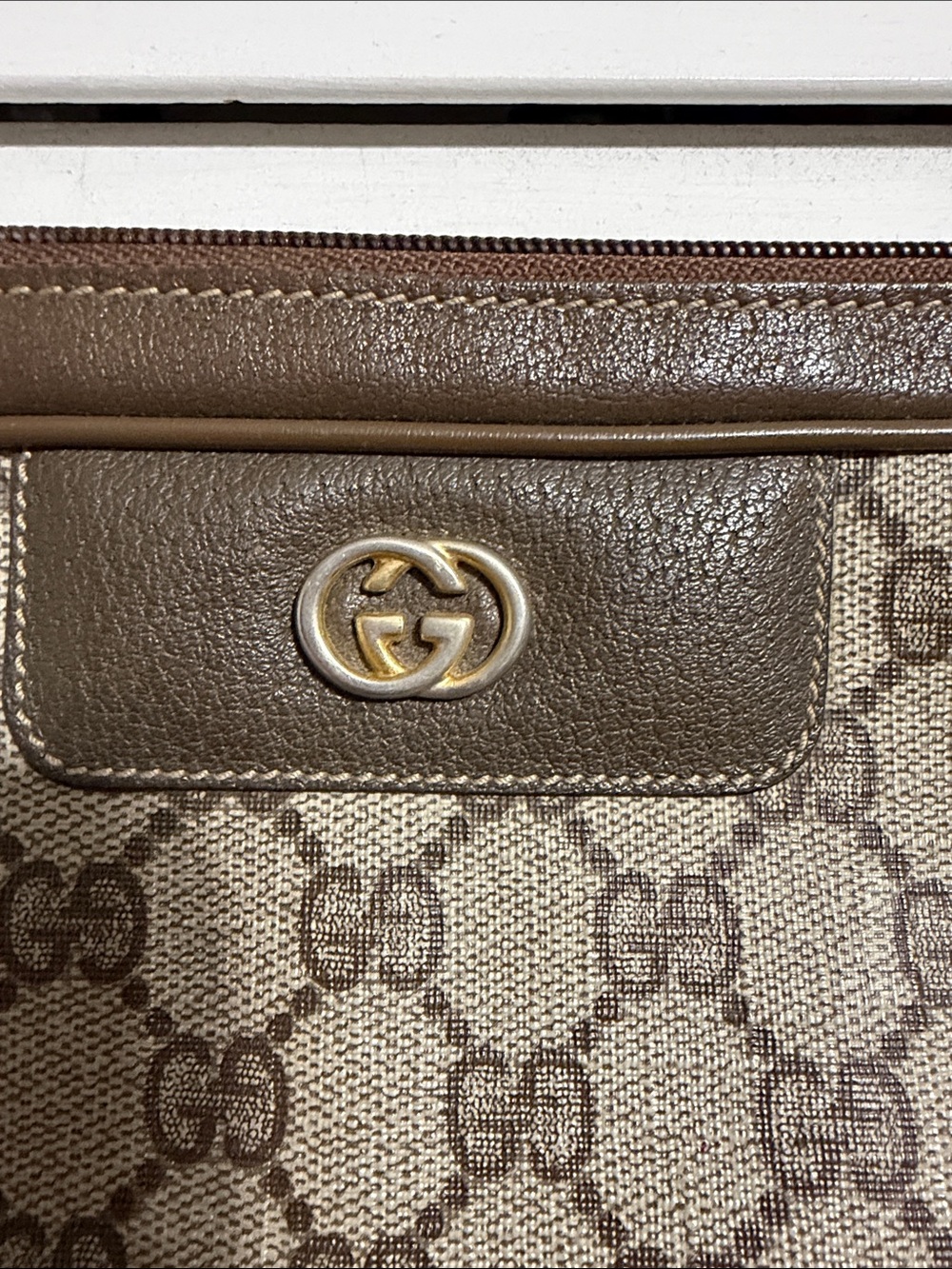 1980s Vintage Gucci GG Supreme Monogram Bag - Picture 3 of 15